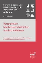 Cover von Perspektiven bibelwissenschaftlicher Hochschuldidaktik