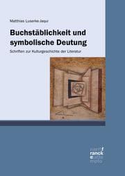 Cover von Buchstäblichkeit und symbolische Deutung