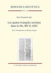 Cover von Les quatre évangiles occitans dans le Ms. BN fr. 6261