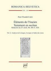 Cover von Éléments de lAncien Testament en occitan. Rédaction du 15e siècle, Ms. BN fr. 2426