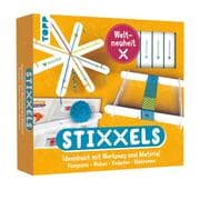 Cover von Kreativ-Set Stixxels - Das Universalwerkzeug für Makramee, Knüpfen, Pompons und Weben. Weltneuheit!