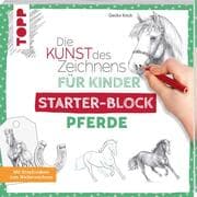 Cover von Die Kunst des Zeichnens für Kinder Starter-Block - Pferde