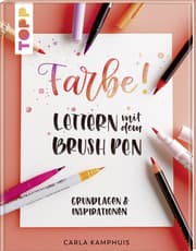 Cover von Farbe! Lettern mit dem Brush Pen