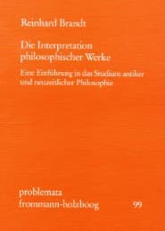 Cover von Die Interpretation philosophischer Werke