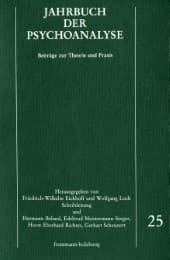 Cover von Jahrbuch der Psychoanalyse 25