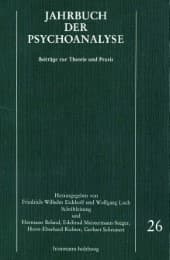 Cover von Jahrbuch der Psychoanalyse 26