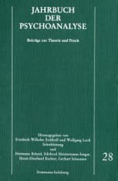 Cover von Jahrbuch der Psychoanalyse 28