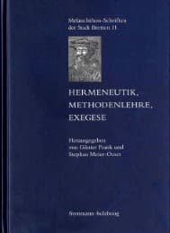Cover von Hermeneutik, Methodenlehre, Exegese