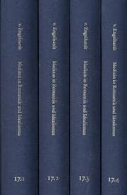 Cover von Medizin in Romantik und Idealismus.