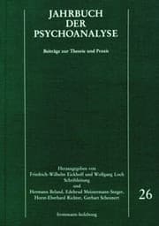Cover von Jahrbuch der Psychoanalyse / Band 26