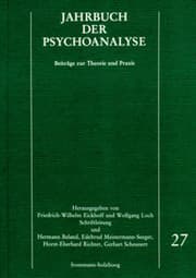 Cover von Jahrbuch der Psychoanalyse / Band 27
