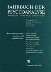 Cover von Jahrbuch der Psychoanalyse / Band 78: Konzeptualisierungen - Verstehen und Nicht-Verstehen