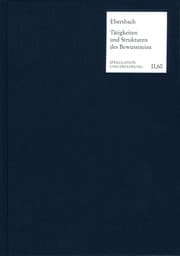 Cover von Tätigkeiten und Strukturen des Bewusstseins