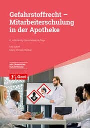 Cover von Gefahrstoffrecht - Mitarbeiterschulung in der Apotheke