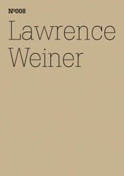 Cover von Lawrence Weiner