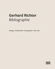 Cover von Gerhard Richter. Bibliographie