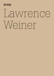 Cover von Lawrence Weiner