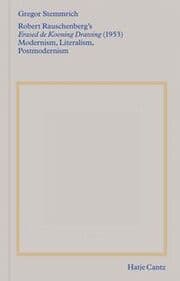 Cover von Robert Rauschenberg's 'Erased de Kooning Drawing' (1953)
