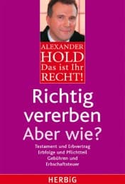 Cover von Richtig vererben - Aber wie?
