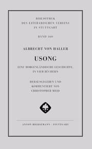 Cover von Albrecht von Haller: Usong