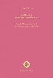 Cover von Handbuch des deutschen Barockromans
