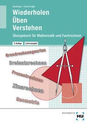 Cover von Übungsbuch mit eingetragenen Lösungen Wiederholen - Üben - Verstehen
