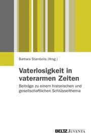 Cover von Vaterlosigkeit in vaterarmen Zeiten