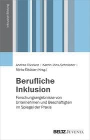 Cover von Berufliche Inklusion
