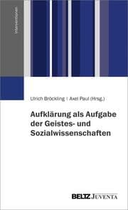 Cover von Aufklärung als Aufgabe der Geistes- und Sozialwissenschaften