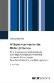 Cover von Wilhelm von Humboldts Bildungstheorie