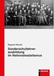 Cover von Sonderschullehrerausbildung im Nationalsozialismus