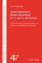 Cover von Gemeindegesang in Minden-Ravensberg im 17. und 19. Jahrhundert