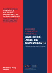 Cover von Das Recht der Landes- und Kommunalbeamten