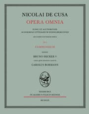 Cover von Nicolai de Cusa Opera omnia / Nicolai de Cusa Opera omnia