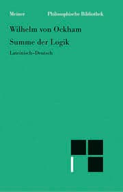 Cover von Summe der Logik/Summa logica