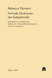 Cover von Formale Strukturen der Subjektivität