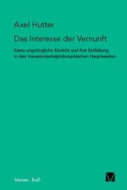Cover von Das Interesse der Vernunft