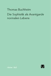 Cover von Die Sophistik als Avantgarde normalen Lebens