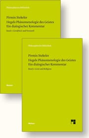 Cover von Hegels Phänomenologie des Geistes. Ein dialogischer Kommentar (Band 1 und 2)