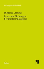 Cover von Leben und Meinungen berühmter Philosophen