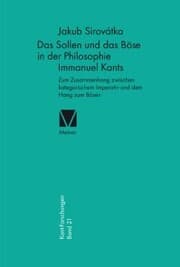 Cover von Das Sollen und das Böse in der Philosophie Immanuel Kants