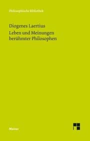 Cover von Leben und Meinungen berühmter Philosophen