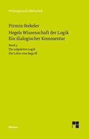Cover von Hegels Wissenschaft der Logik. Ein dialogischer Kommentar