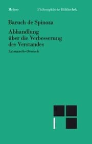 Cover von Abhandlung über die Verbesserung des Verstandes