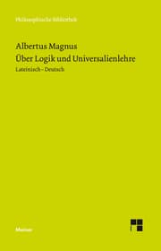Cover von Über Logik und Universalienlehre