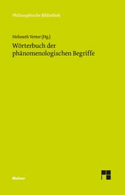 Cover von Wörterbuch der phänomenologischen Begriffe