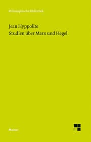 Cover von Studien über Marx und Hegel