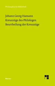 Cover von Kreuzzüge des Philologen. Beurtheilung der Kreuzzüge