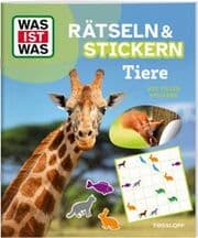 Cover von Rätseln und Stickern: Tiere
