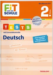 Cover von Tests mit Lernzielkontrolle, Deutsch 2. Klasse